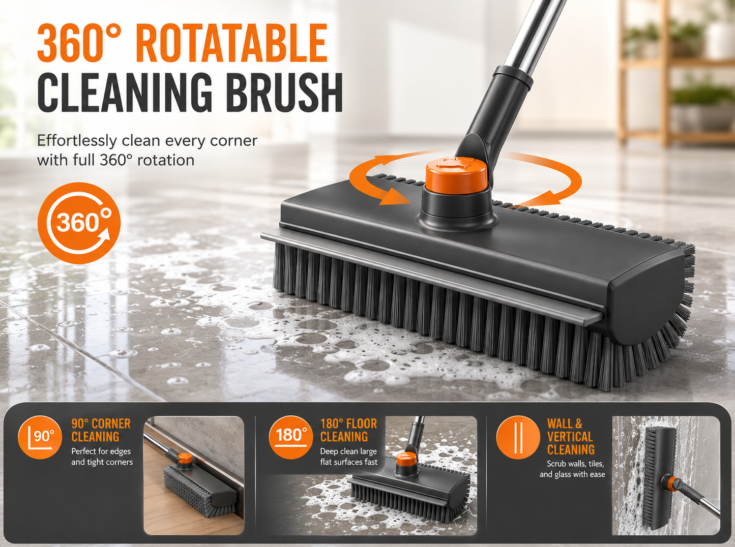 ScrubPro: 3 in 1 Cleaning Brush